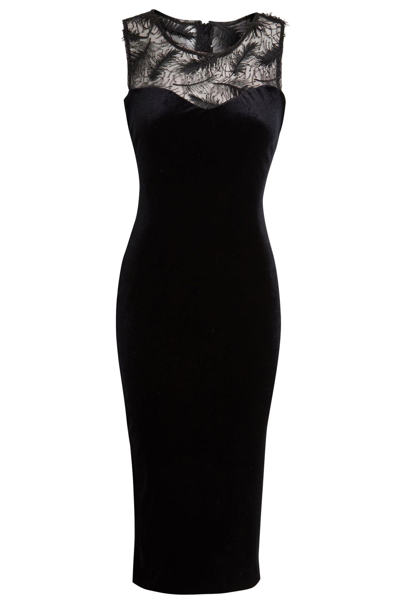 Sarvin Diva Velvet Bodycon Dress