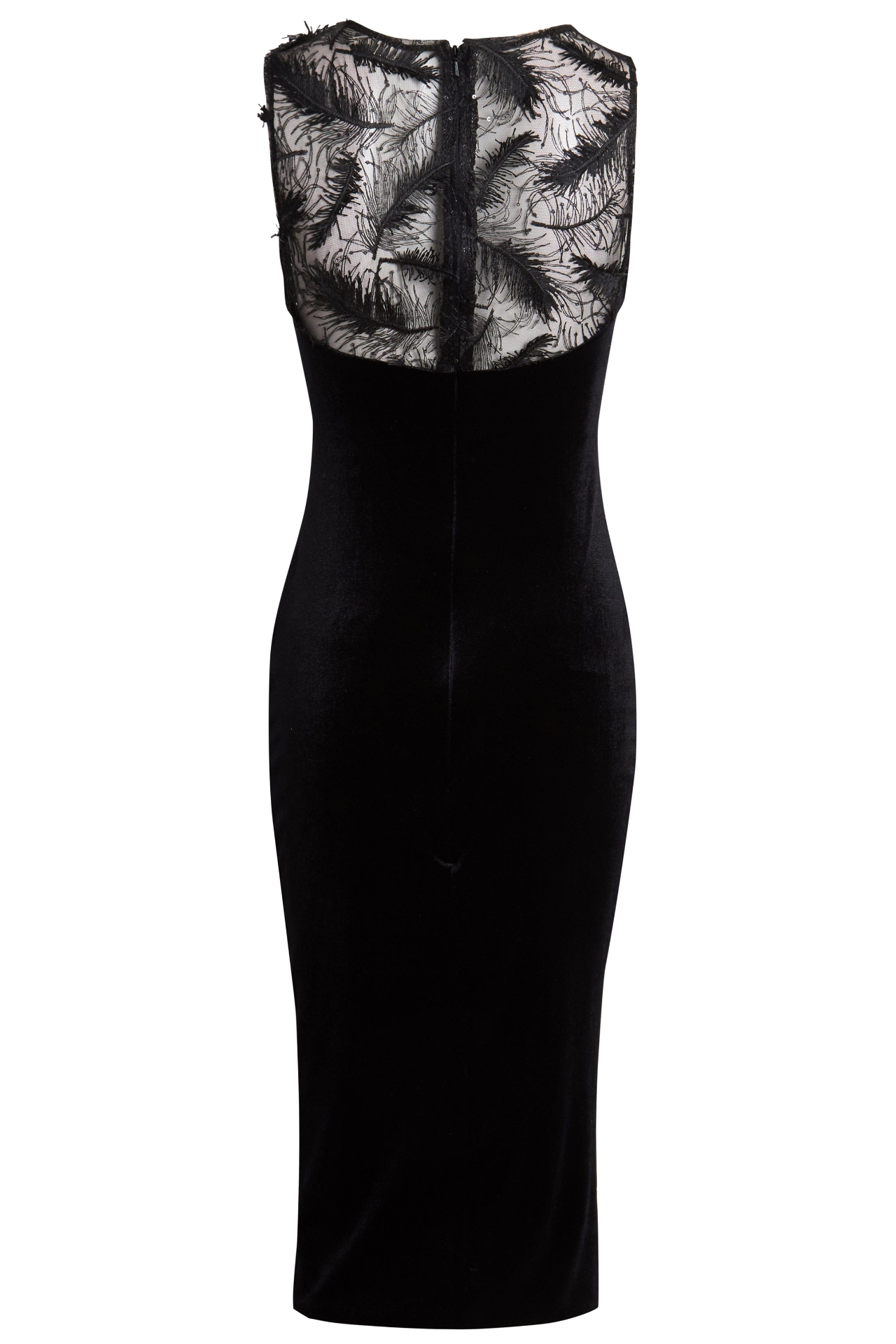 Sarvin Diva Velvet Bodycon Dress