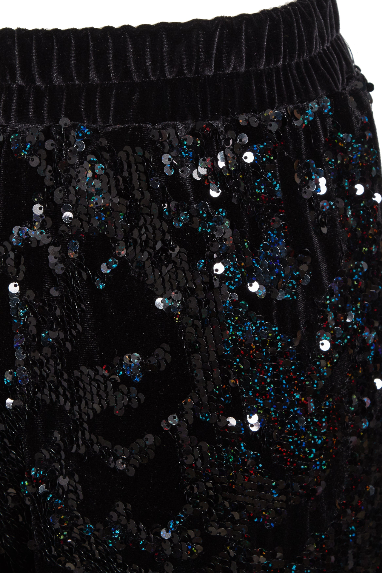 Sarvin La Mia Sequin Flared Trousers