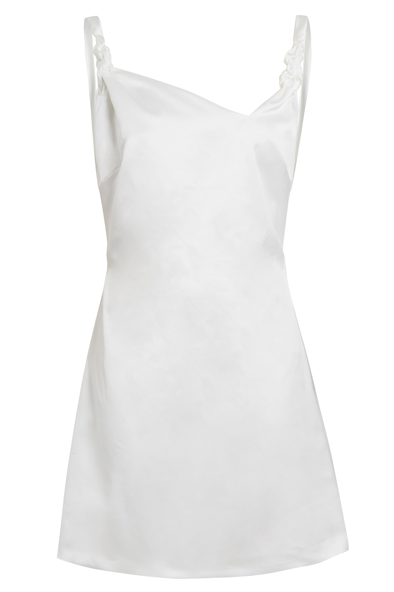 Sarvin Rosha Ivory Backless Mini Dress