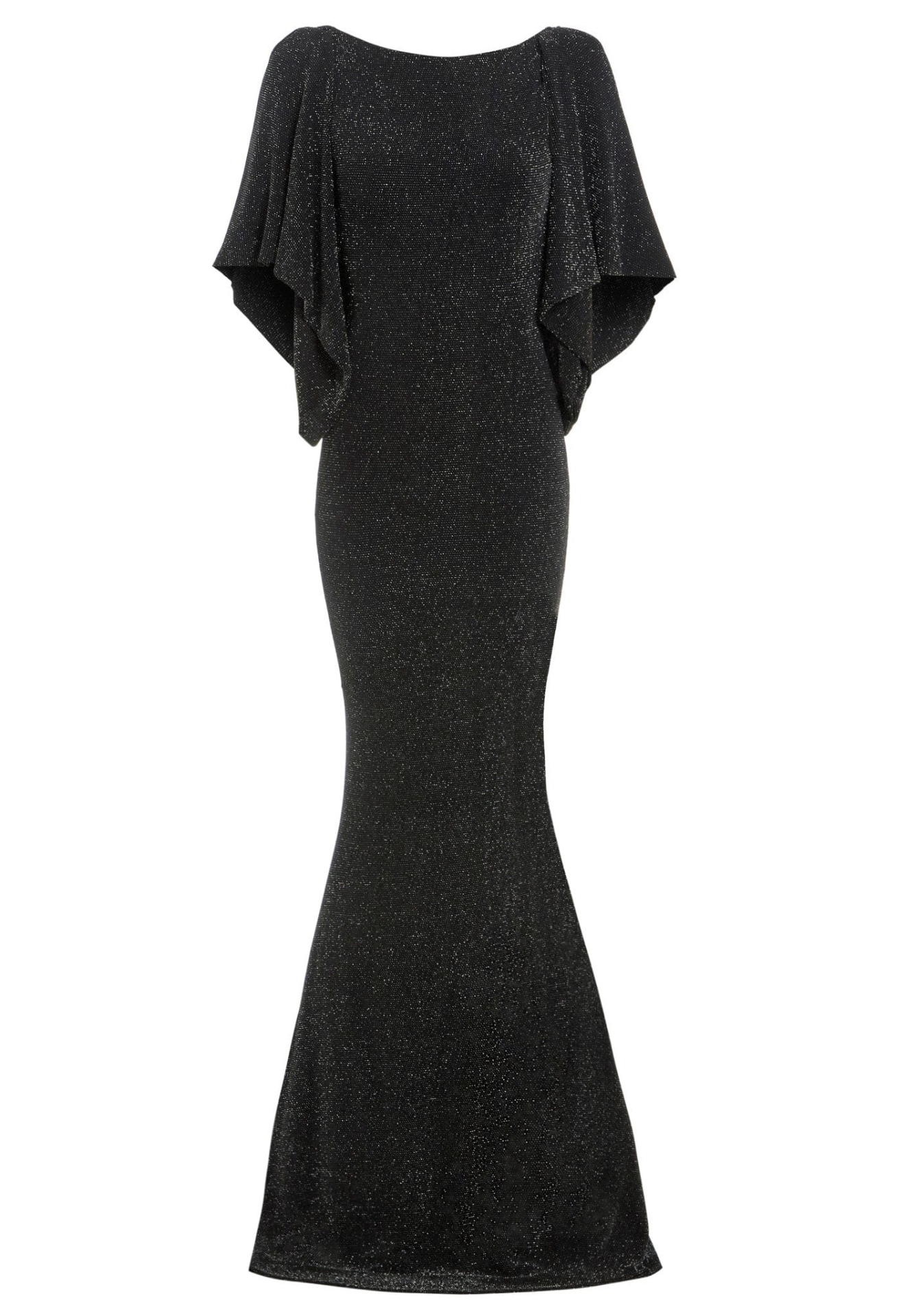 Sarvin Marilyn Black Cowl Back Gown