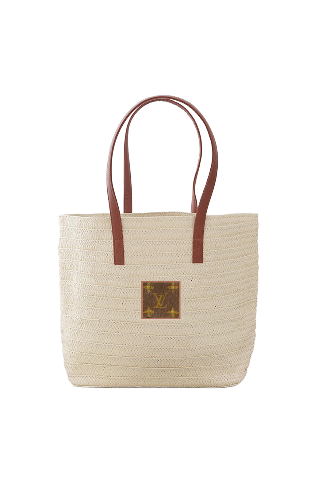 Embellish Your Life - Upcycled Straw Tote Bag