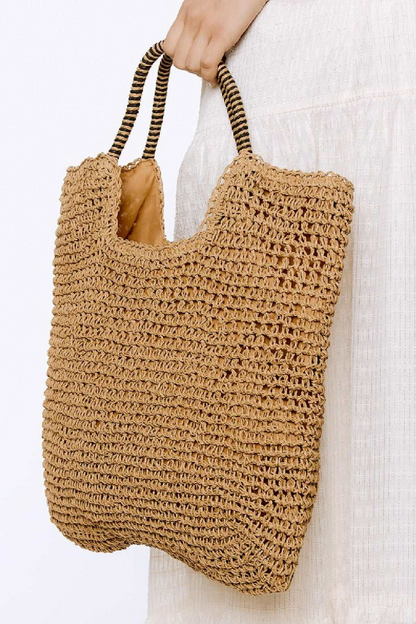 Embellish Your Life - Straw Tote Bag