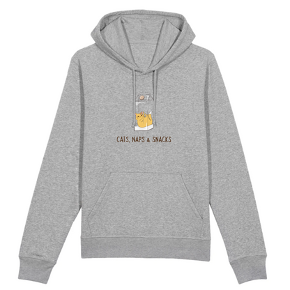 Oat Milk Club - Cats, Naps & Snacks - Organic Cotton Hoodie