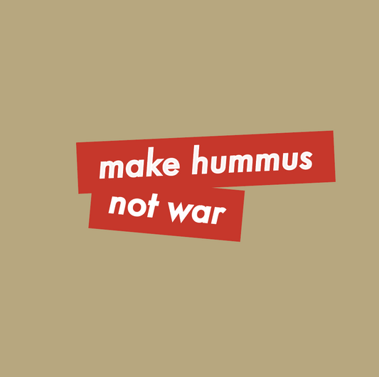 Oat Milk Club - Make Hummus not War - Organic Cotton Hoodie