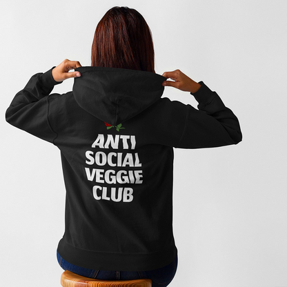 Oat Milk Club - Anti Social Veggie Club - Organic Cotton Hoodie