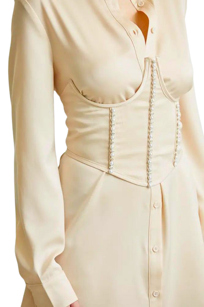 Audrey - Premium Corset & Shirt Dress Combo