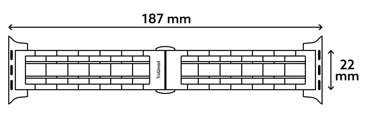 TruWood Everyday Apple Watch Band Kosso - Where Tradition Meets Technology