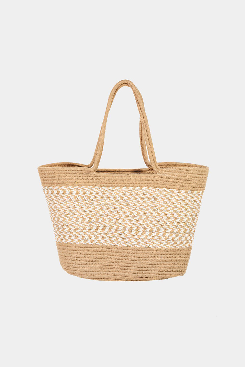 Fame Braid Pattern Large Beach Tote Bag