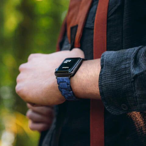 TruWood The Everyday Apple Watch Band Blue