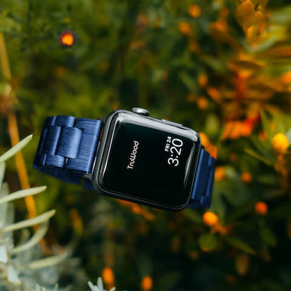 TruWood The Everyday Apple Watch Band Blue