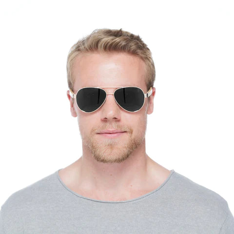 TruWood The Weekender Black Sunglasses