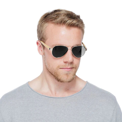 TruWood The Weekender Black Sunglasses