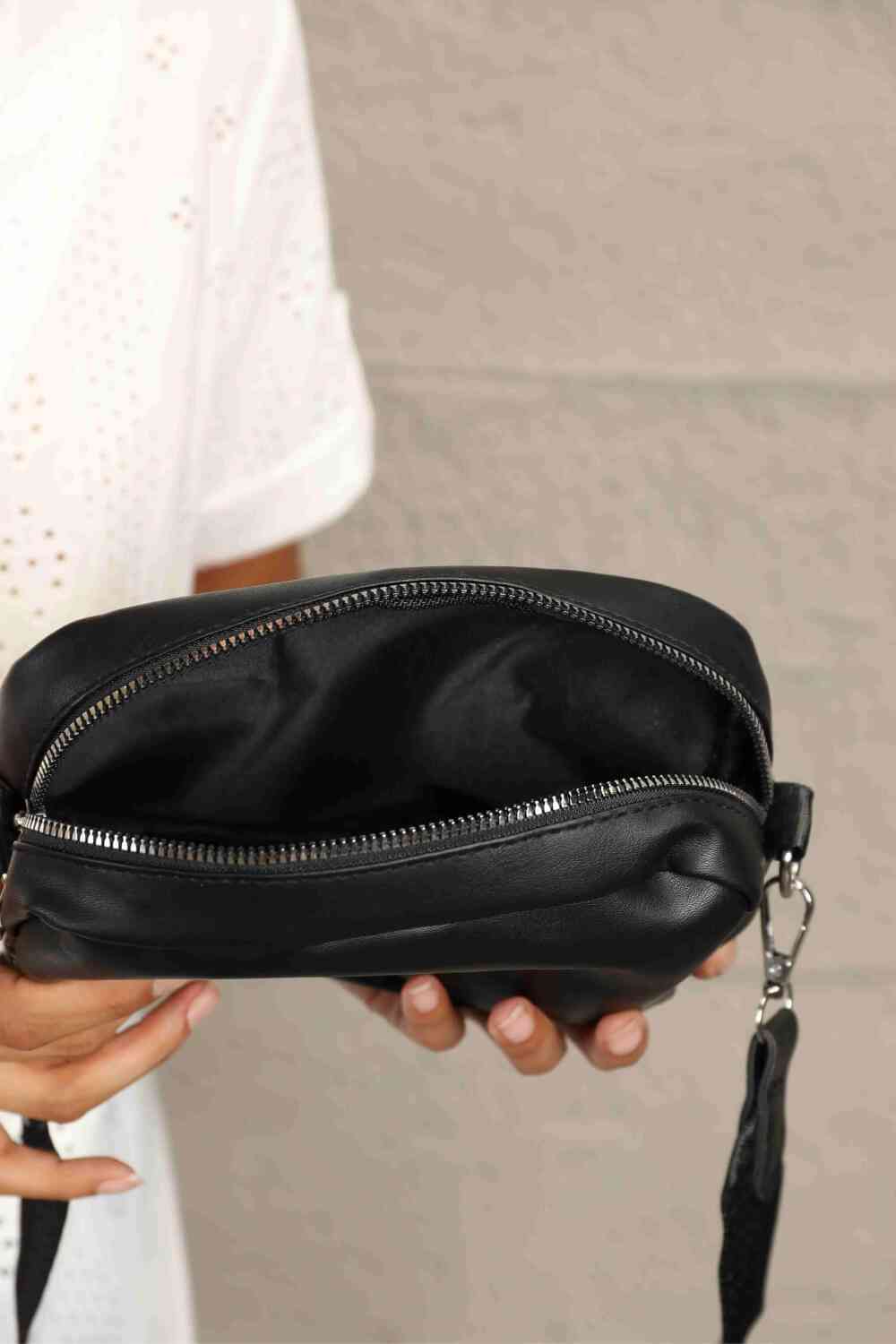 Adored PU Leather Shoulder Bag with Small Purse